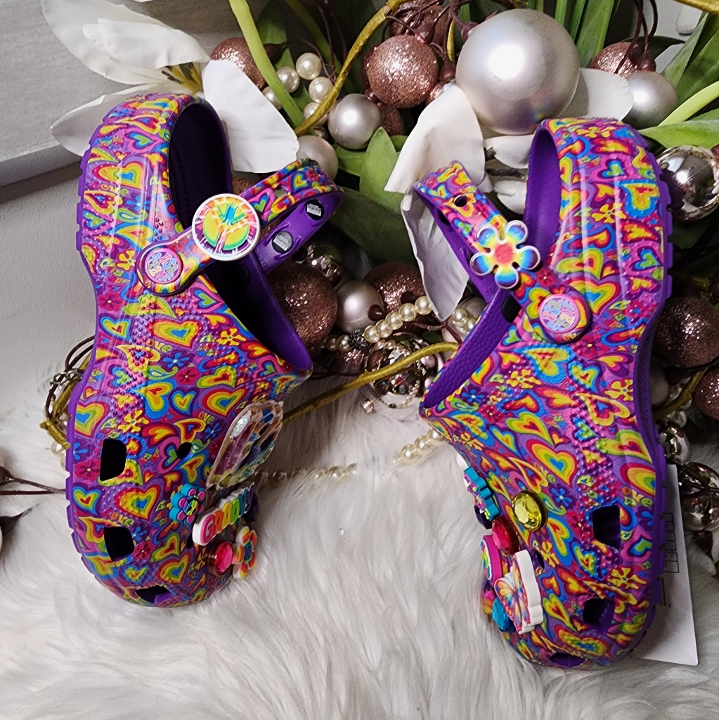 Crocs UnisexAdult Classic Lisa Frank Clogswomen Brand New